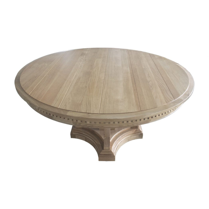 St. James Round Dining Table in Natural Oak