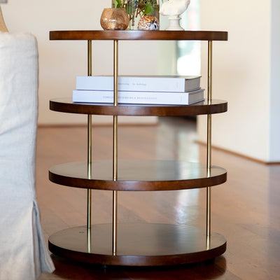 art deco style side table