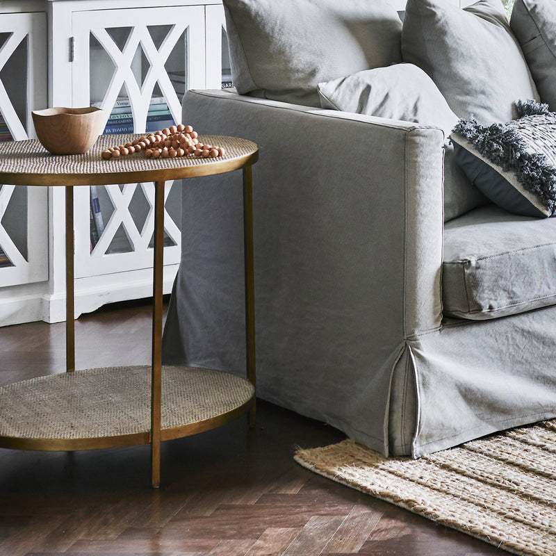Zola Side Table in Gold