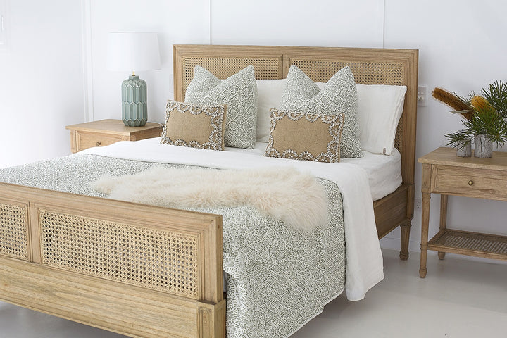 Coralie Bed in Natural - Queen
