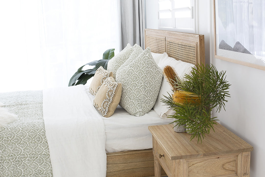 Coralie Bed in Natural - Queen