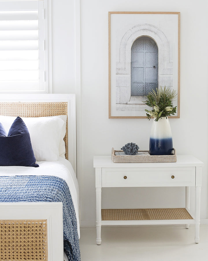 Coralie Nightstand in White