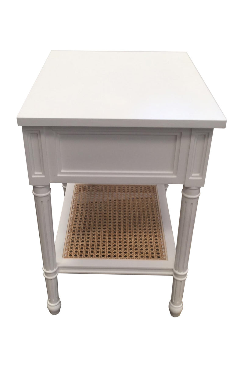 Coralie Bedside in White