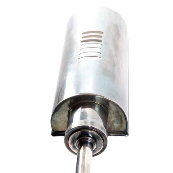 Brooks Floor Lamp in Antique Silver
