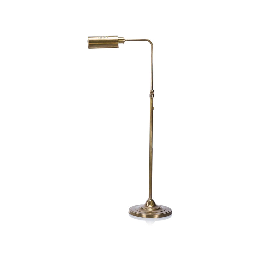 Brooks Floor Lamp in Brass
