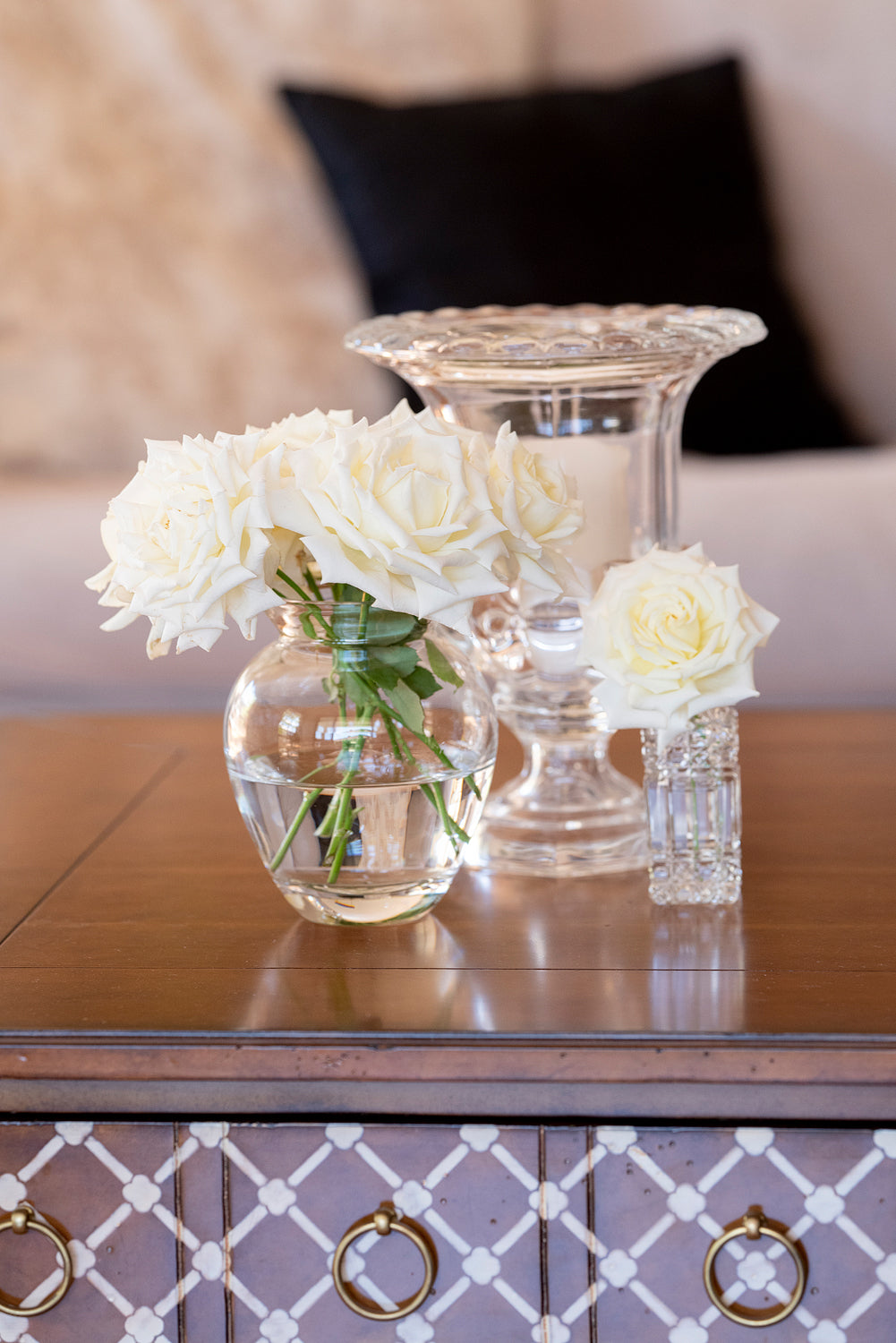 Louis French style wood coffee table