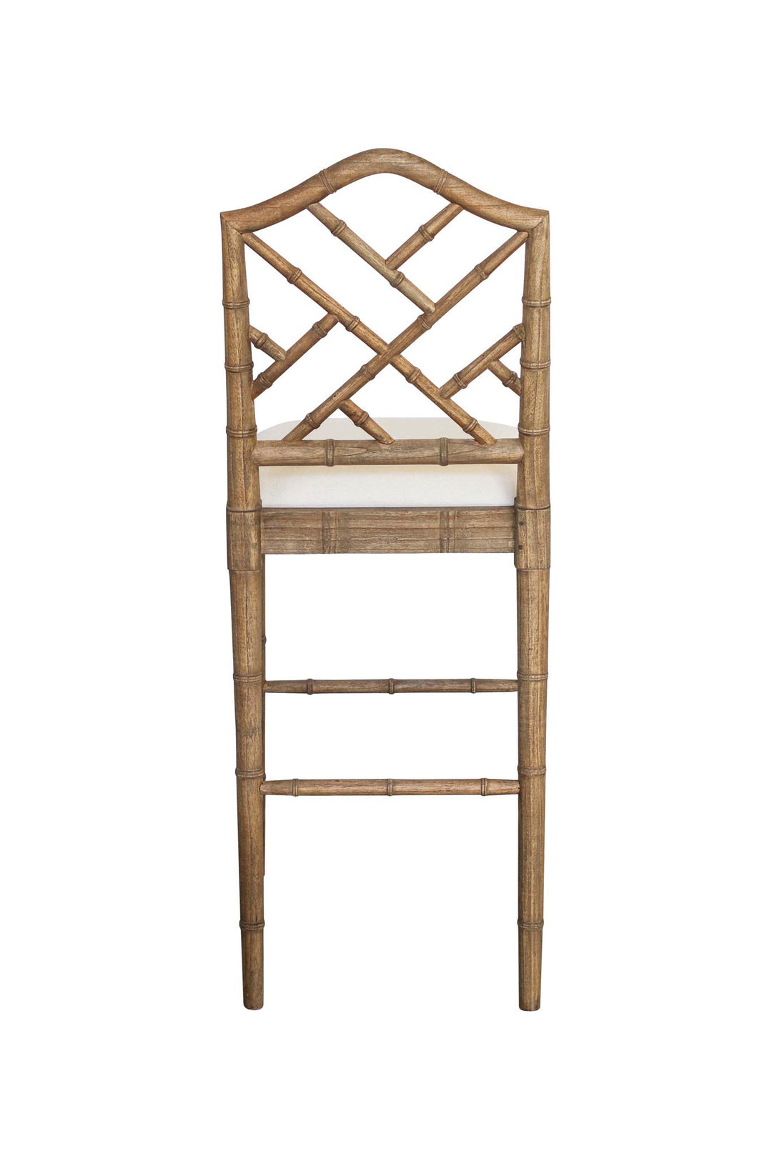 Chippendale Stool in Weathered Oak