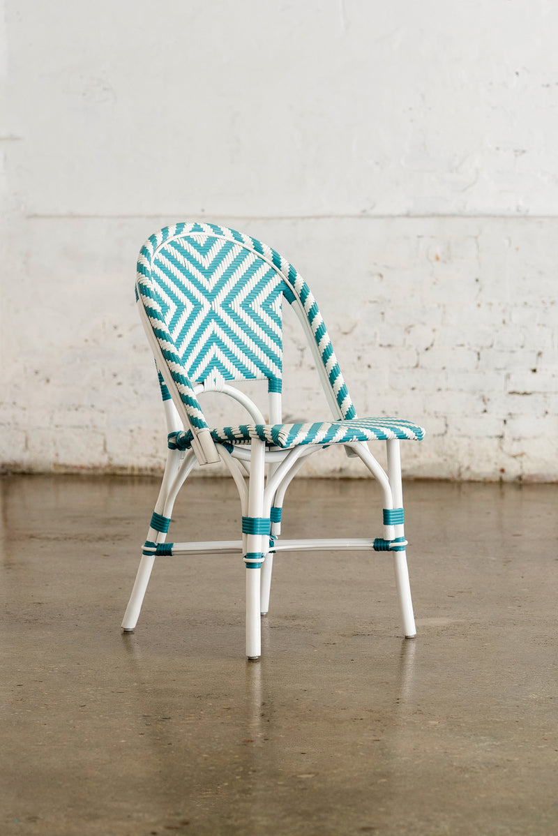 French Bistro Chair in Turquoise